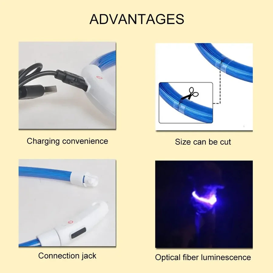 Advantages of a fiber optic cable product on a beige background