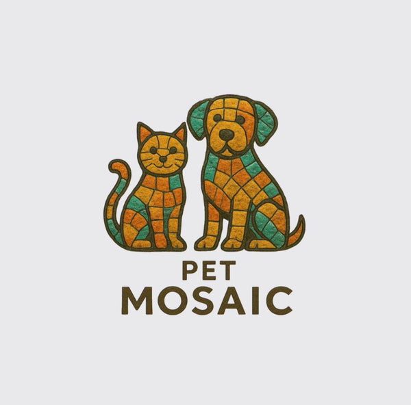 Pet Mosaic logo - quality pet accessories and supplies for dogs and cats