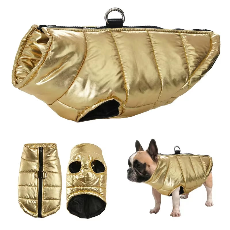 Waterproof Puppy Pet Dog Vest Jacket Winter Warm Dog Clothes Coat for Small Medium Large Dogs Chihuahua French Bulldog Clothing