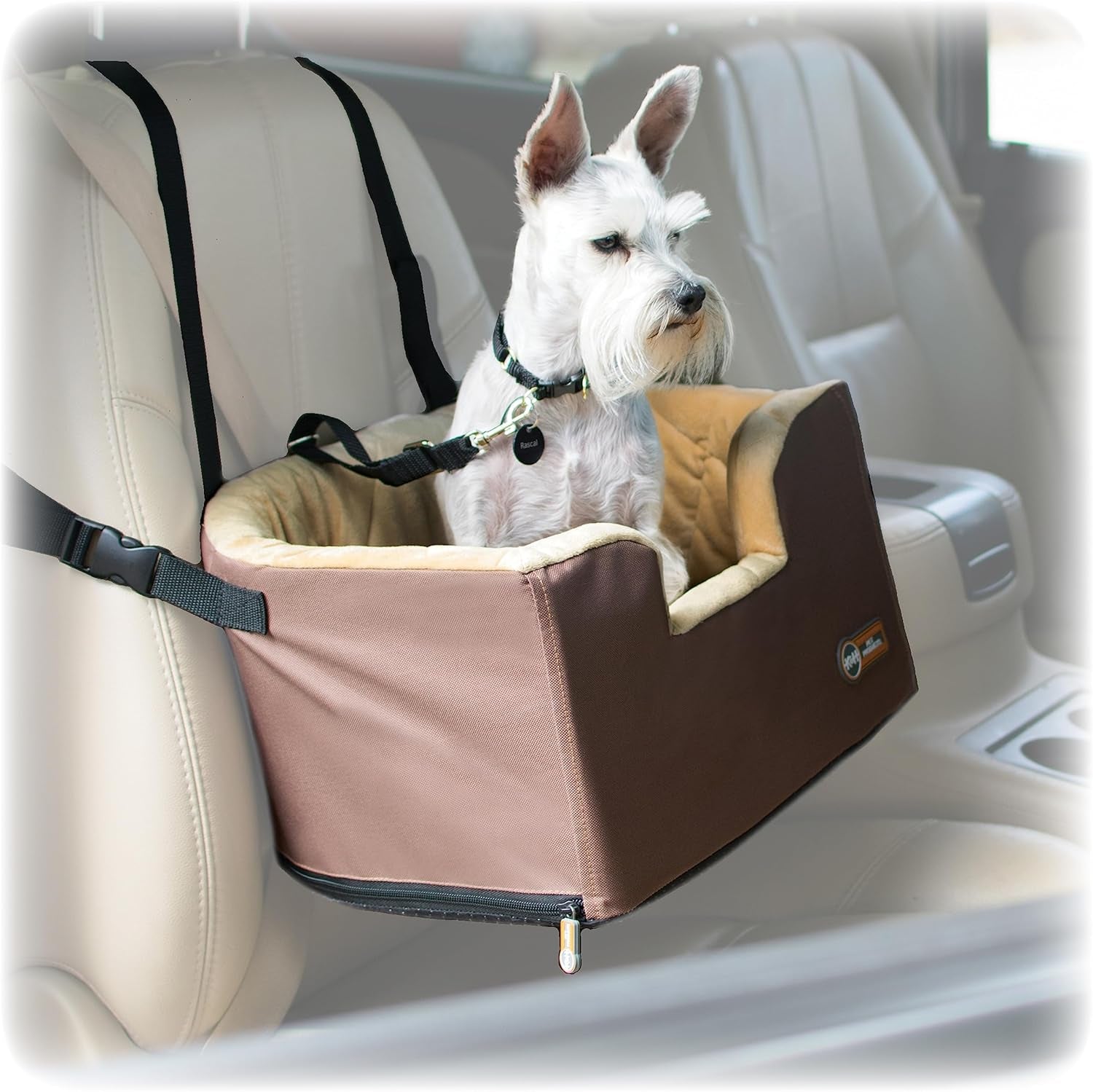 Pet Products Hangin' Bucket Booster Toy Breed Tan 16" X 14.5"