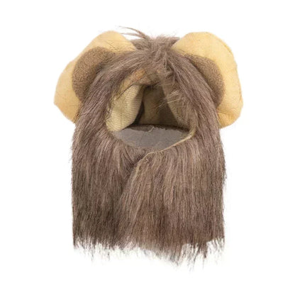 Cat Lion Mane Costume - Cute Wig Hat for Cats & Kittens Halloween Party | Pet Mosaic