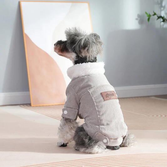 Pet Dog Clothing Autumn Winter for Dogs Thicken Warm Puppy Dog Coat Jacket Soft Fleece Chihuahua French Bulldog Clothing Outfits