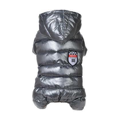Clothes for Small Dogs Winter Warm Puppy Pet Dog Coats Waterproof Hooded Dog Jacket Jumpsuits Chihuahua Yorkie Clothing Overalls