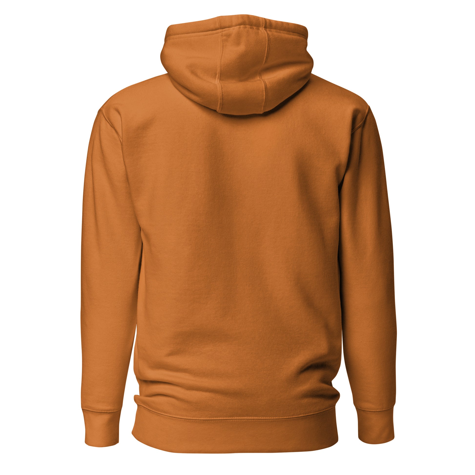 Brown hoodie on a white background