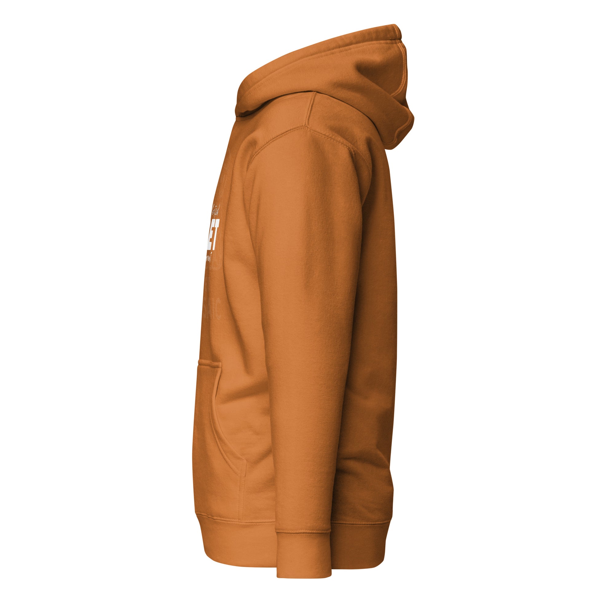 Brown hoodie on a white background