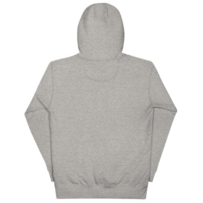 Gray hoodie on a white background