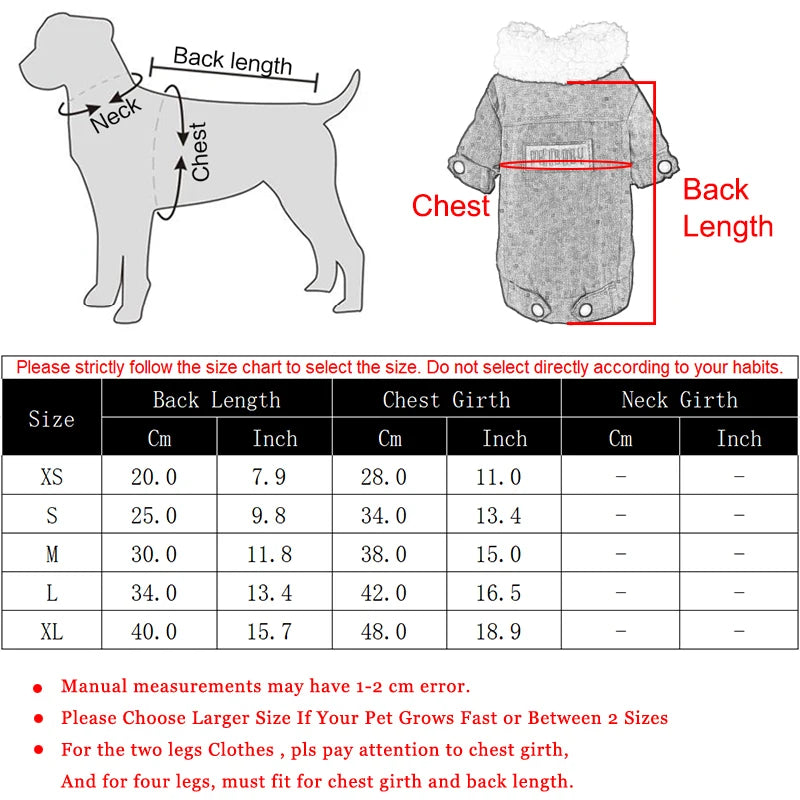 Pet Dog Clothing Autumn Winter for Dogs Thicken Warm Puppy Dog Coat Jacket Soft Fleece Chihuahua French Bulldog Clothing Outfits
