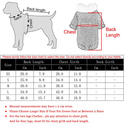 Pet Dog Clothing Autumn Winter for Dogs Thicken Warm Puppy Dog Coat Jacket Soft Fleece Chihuahua French Bulldog Clothing Outfits