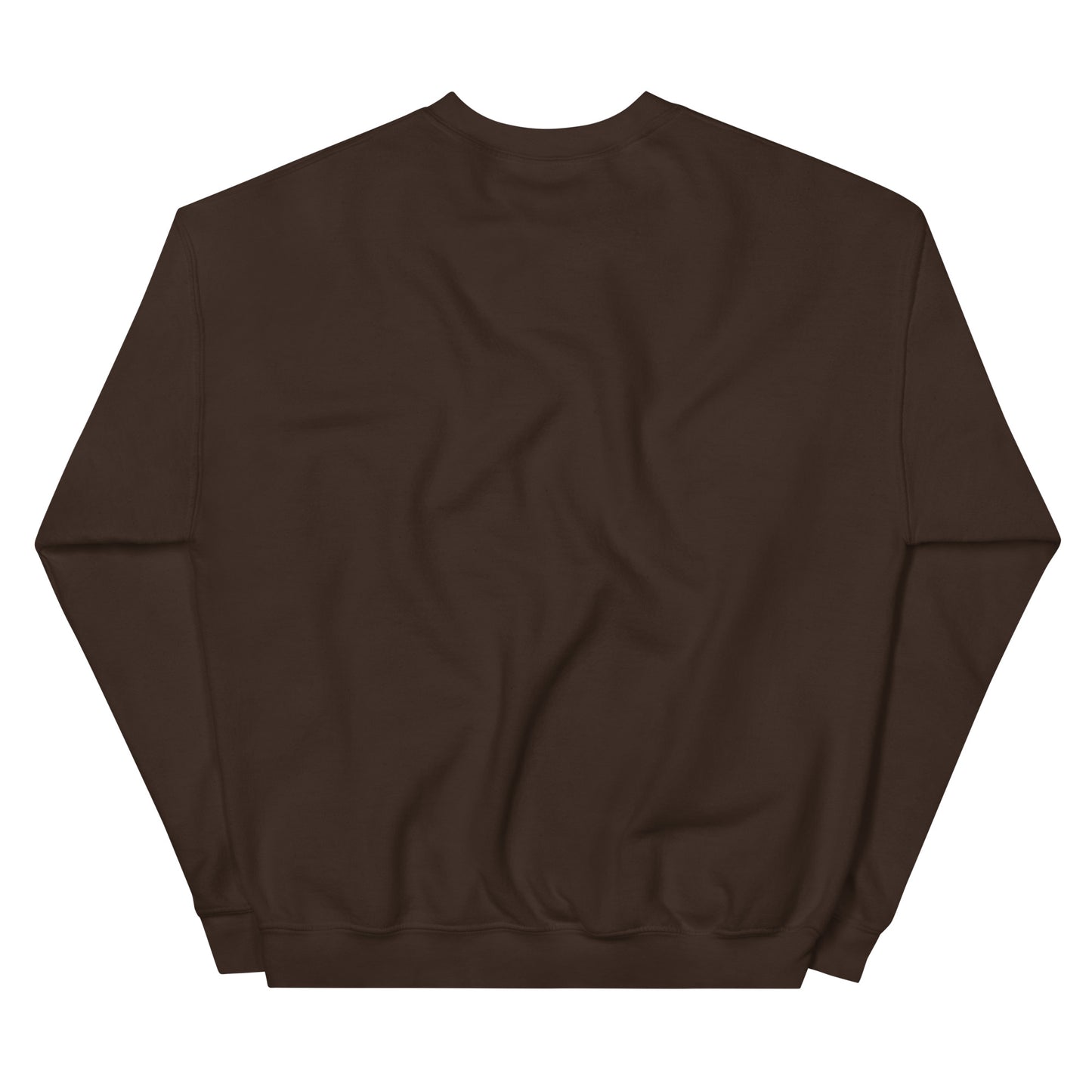 Brown sweatshirt on a white background