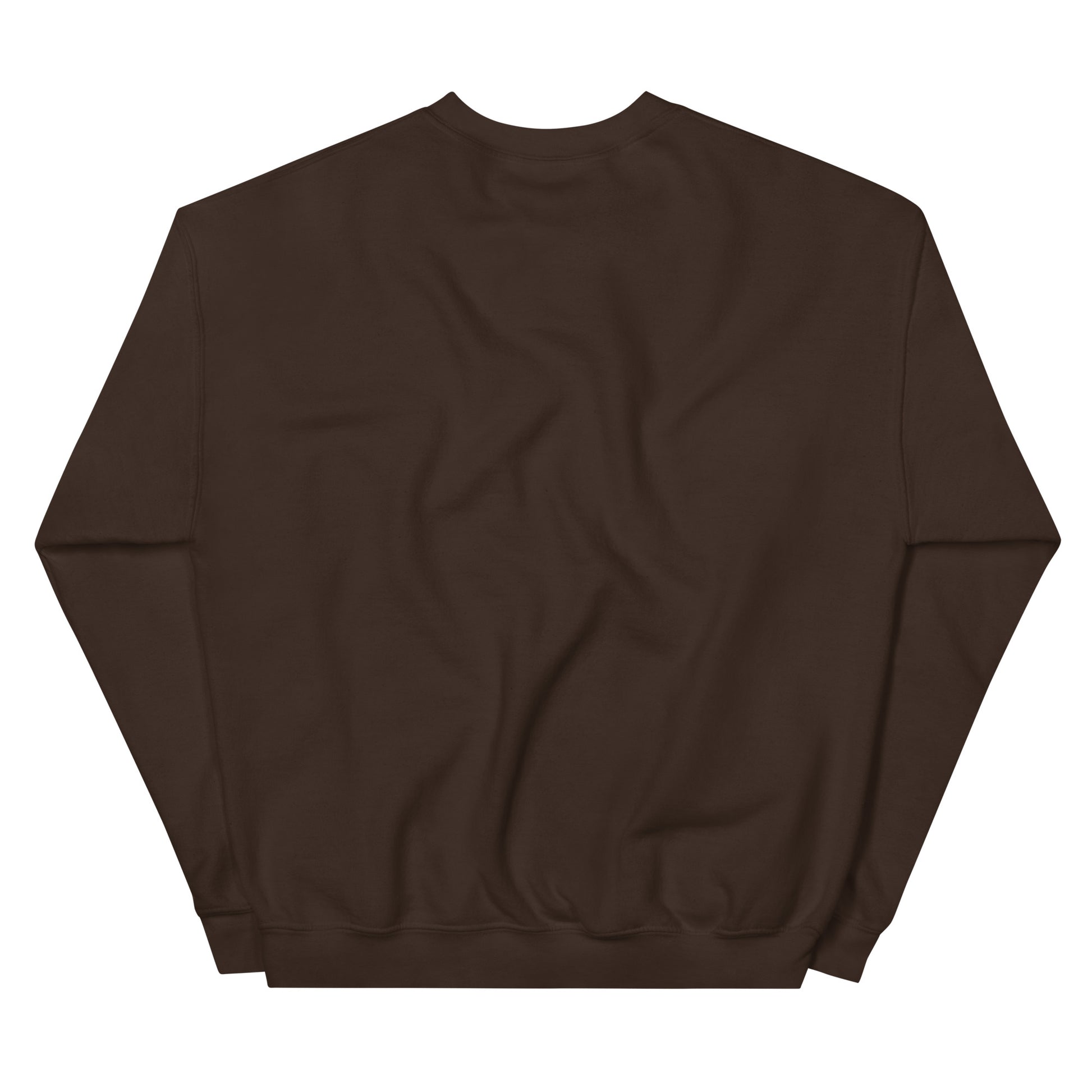 Brown sweatshirt on a white background