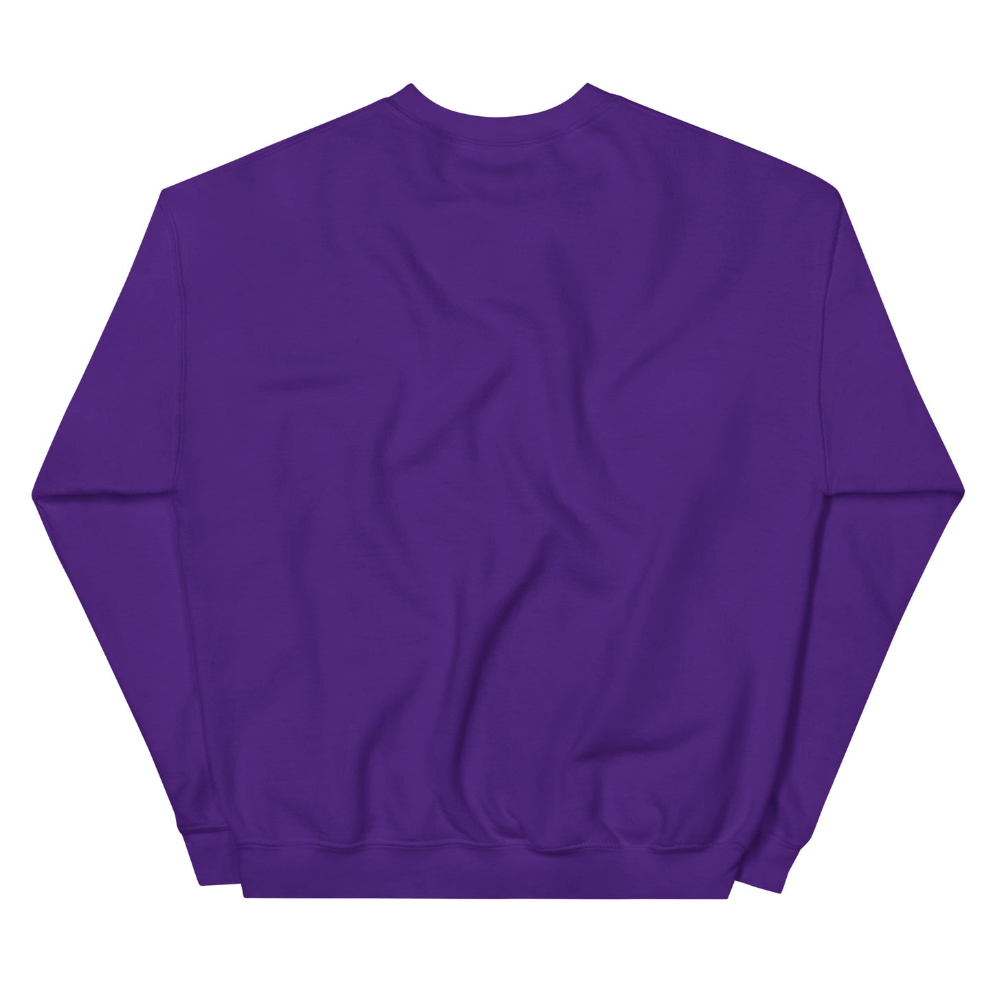 Purple sweatshirt on a white background