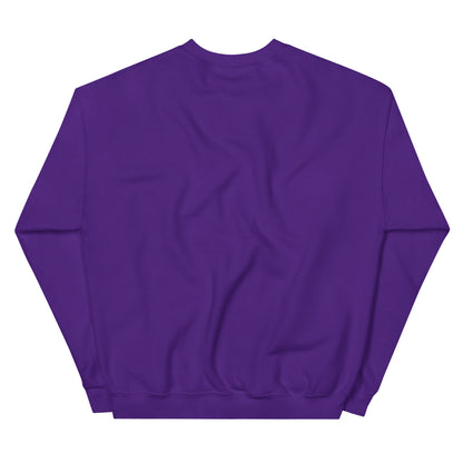 Purple sweatshirt on a white background