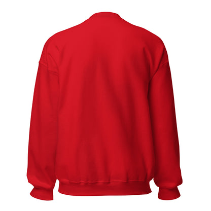 Red sweatshirt on a white background