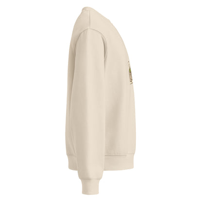Beige hoodie on a white background