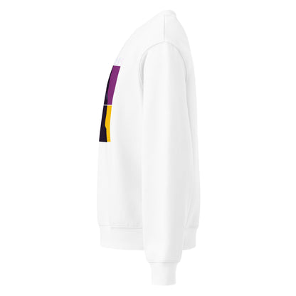 White jacket with colorful accents on a white background