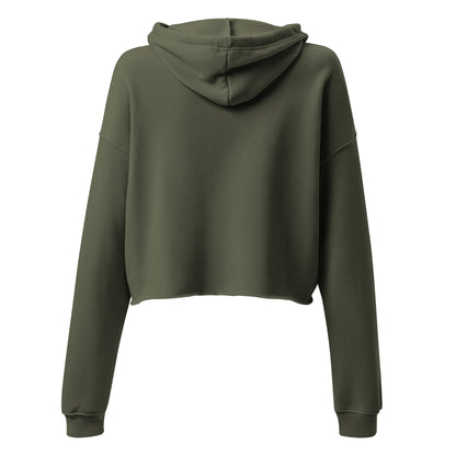 Green hoodie on a white background