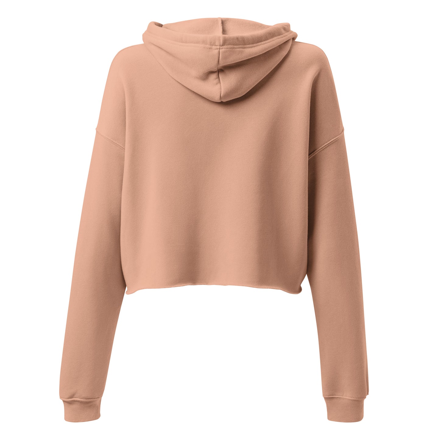 Peach hoodie on a white background