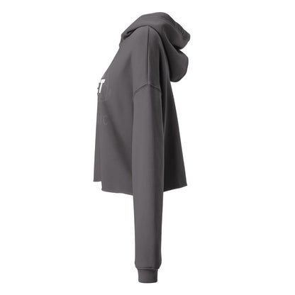 Gray hoodie on a white background